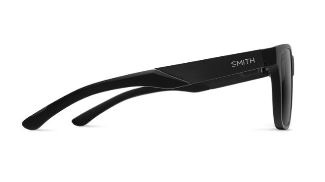 SMITH LOWDOWN STEEL MATTE BLACK SUNGLASSES w/ CP PLR BLK