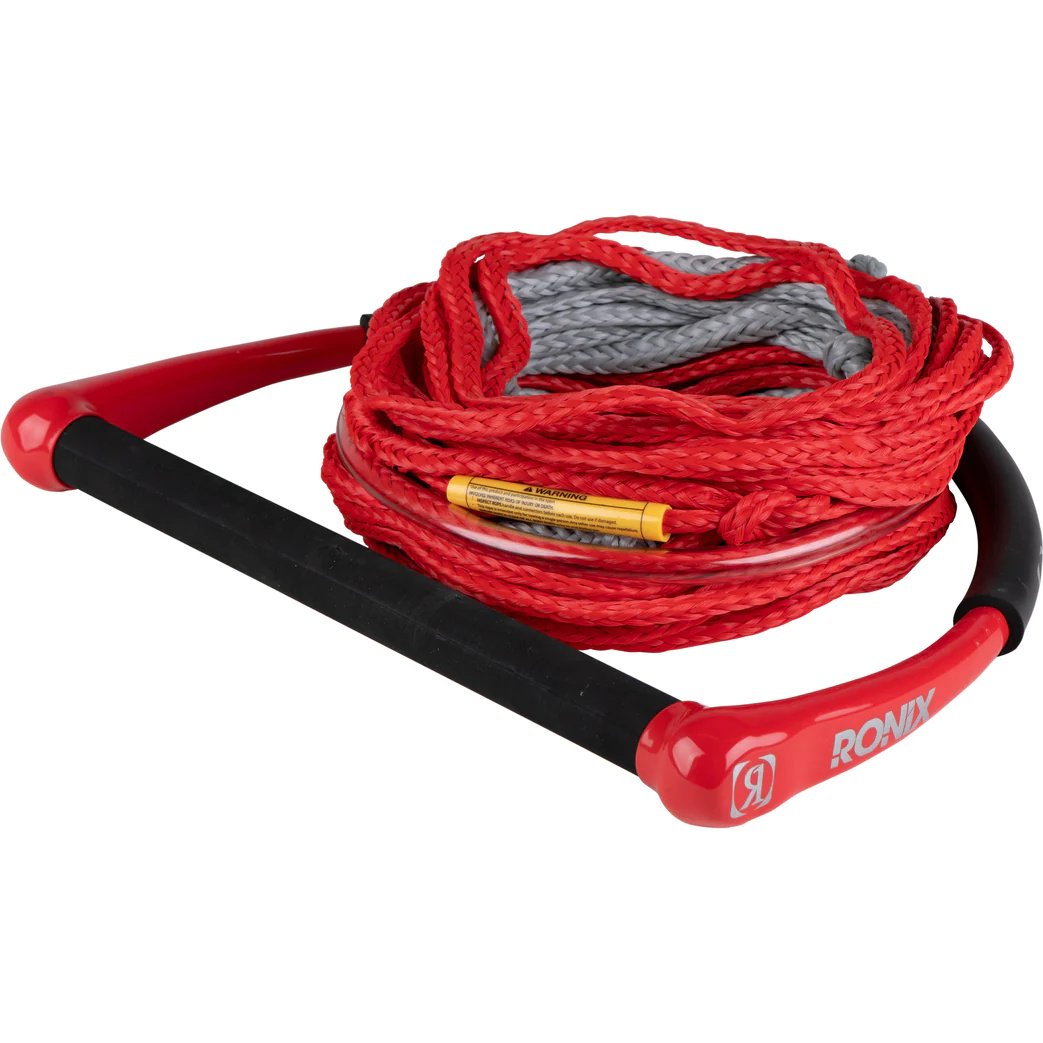 2023 RONIX 1.0 CGA HIDE GRIP 65' 4-SECTION ROPE AND HANDLE COMBO RED/GRY