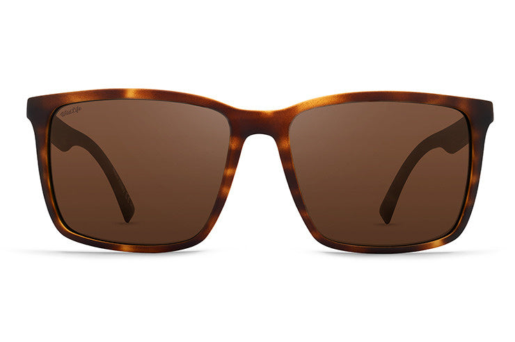 VONZIPPER LESMORE TOBACCO TORT SUNGLASSES w/ WILDLIFE BRNZ PLR LENS
