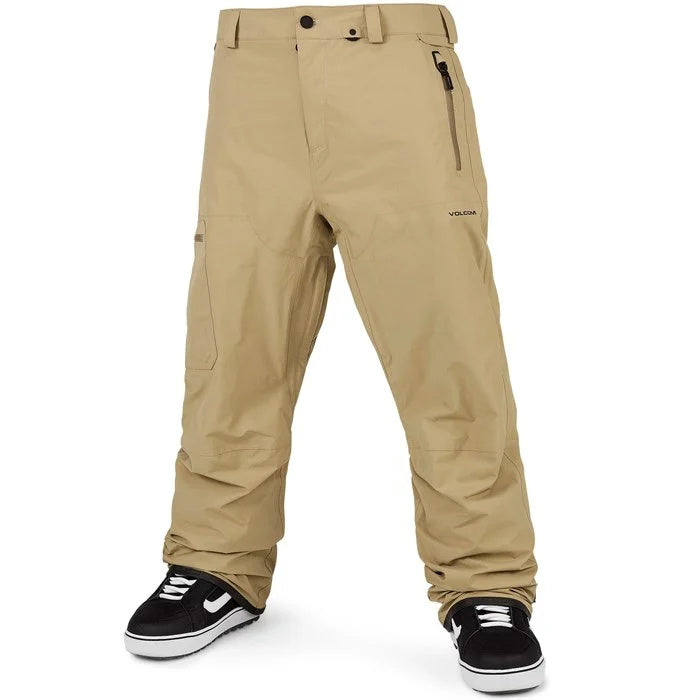 2024 VOLCOM L GORE-TEX PANT DARK KHAKI