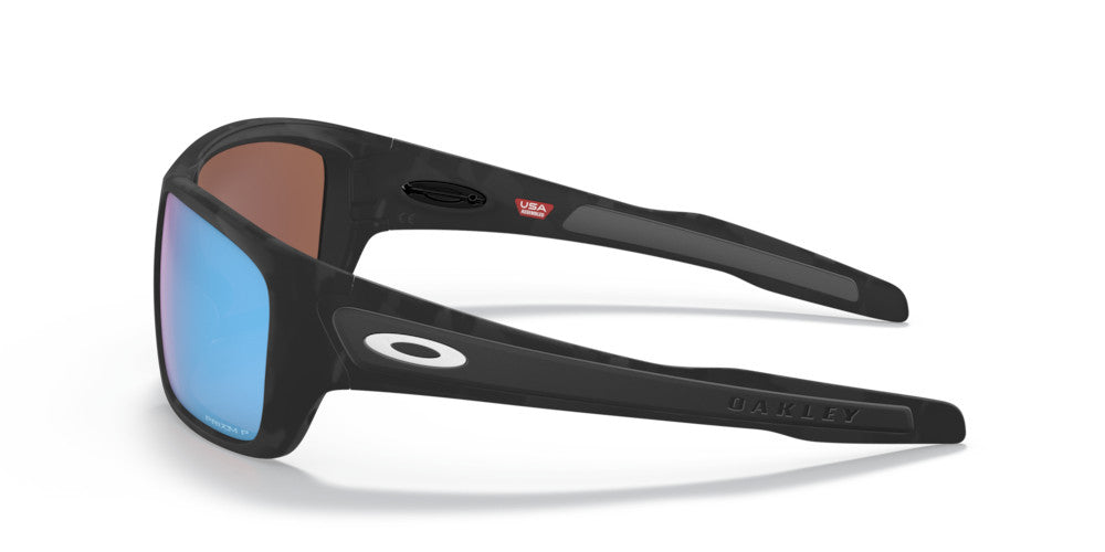 OAKLEY TURBINE MATTE BLK CAMO SUNGLASSES w/ PRIZM DEEP WATER PLR