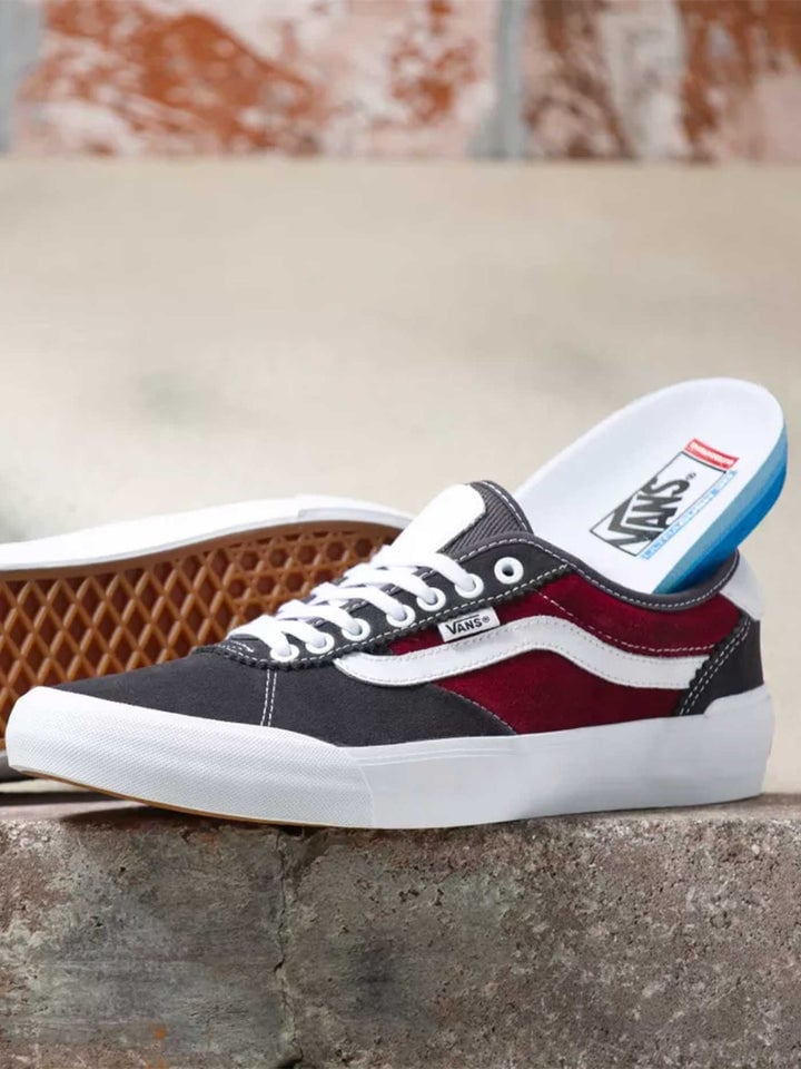 VANS MENS CHIMA PRO 2 SHOE FA21 (249) ASPHALT/POMEGRANATE