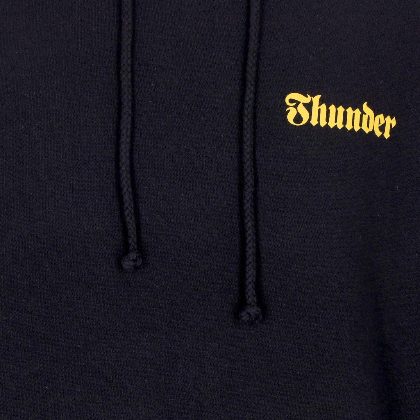 THUNDER MENS SCREAMING SKULL HOODY HO22 BLACK