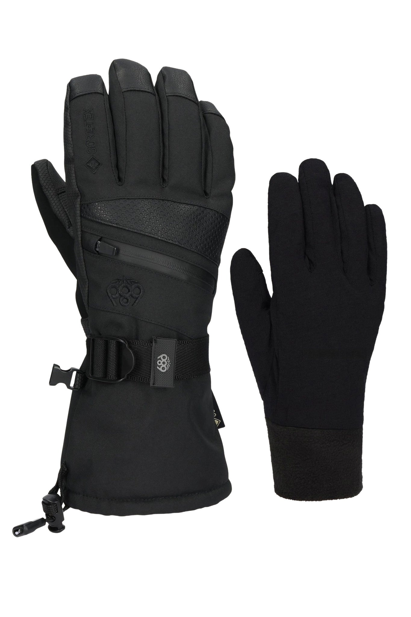 2026 686 WMNS GORE-TEX SMARTY 3-IN-1 GAUNTLET GLOVE BLACK