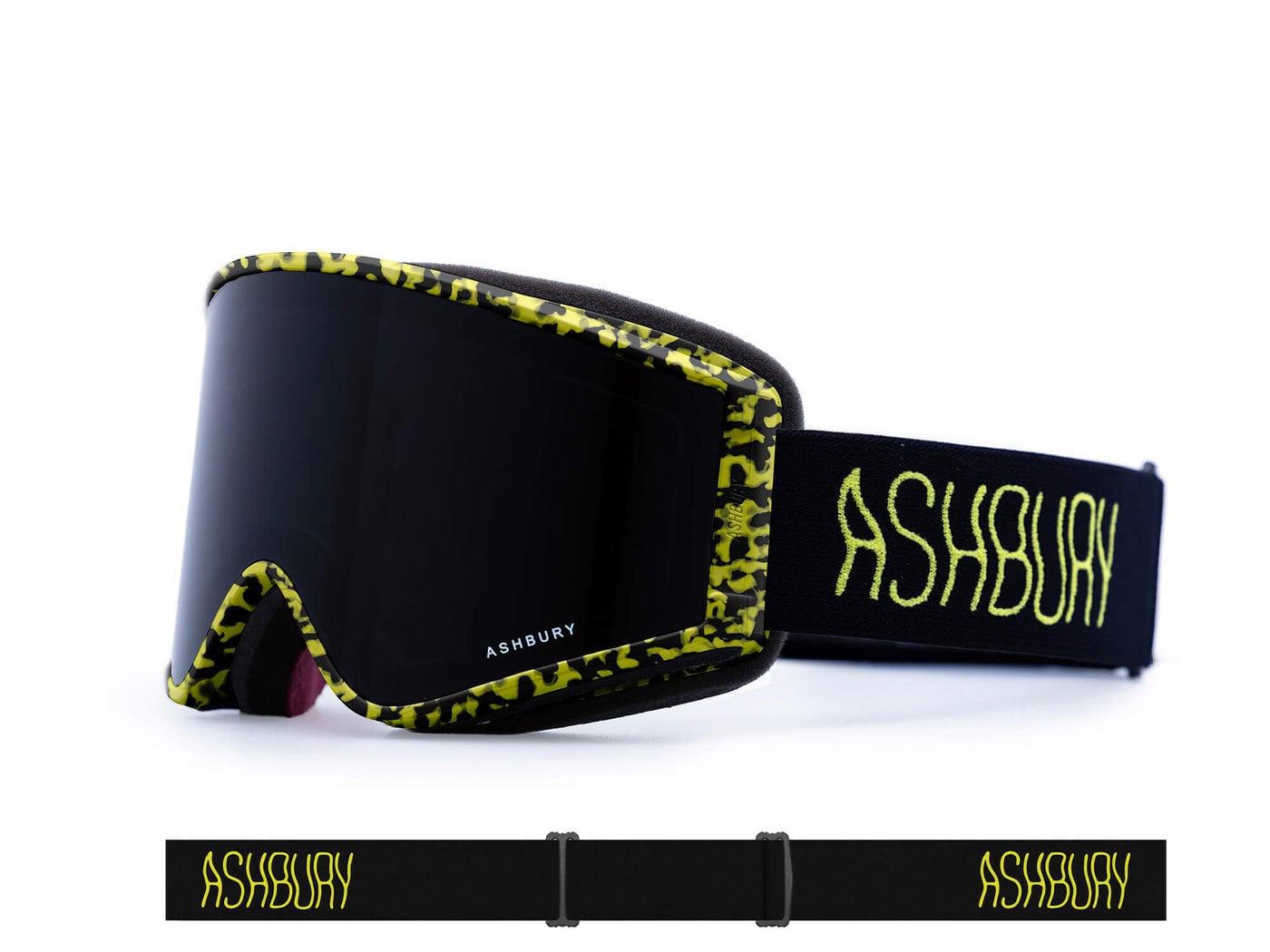 2026 ASHBURY A12 GGL  ACID w/ DARK SMOKE LENS + YLW