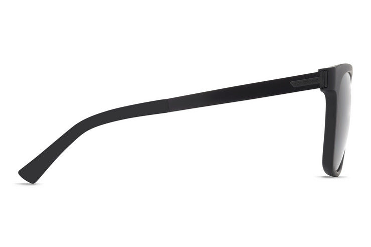 VONZIPPER PLIMPTON BLACK SATIN SUNGLASSES w/ GRY LENS