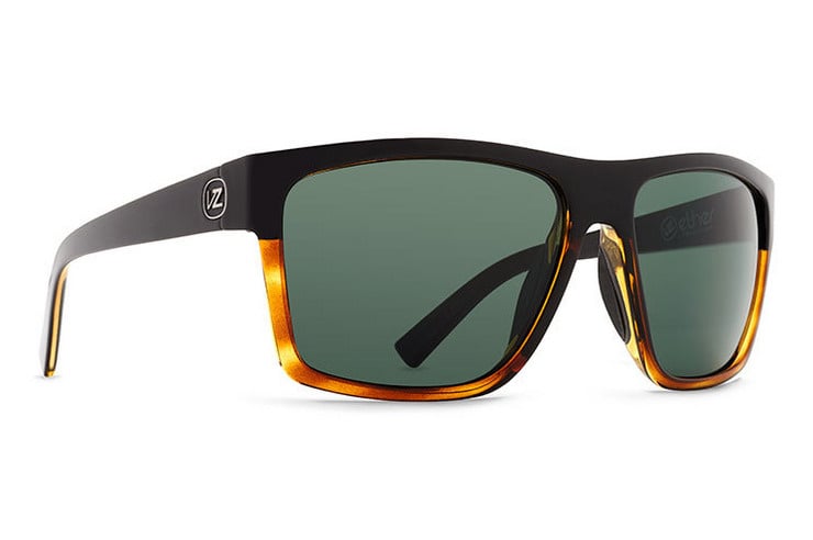 VONZIPPER DIPSTICK HARDLINE BLACK TORT SUNGLASSES w/ VNTG GRY LENS