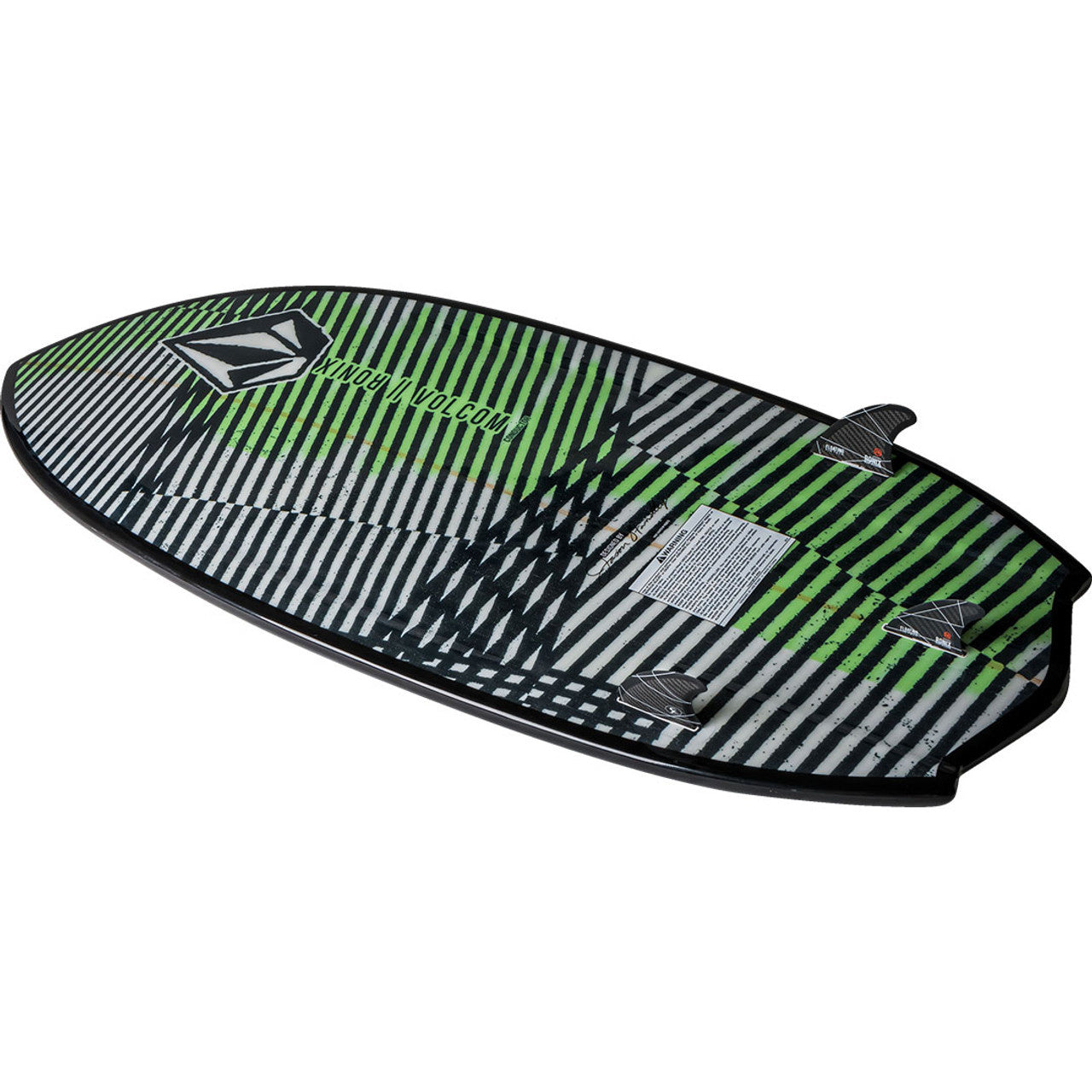 2022 RONIX  VOLCOM CONDUCTOR  WAKESURF BOARD WHITE/BLACK PLASMA