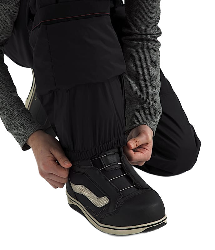 2026 TNF TEEN FREEDOM INS BIB PANT BLACK