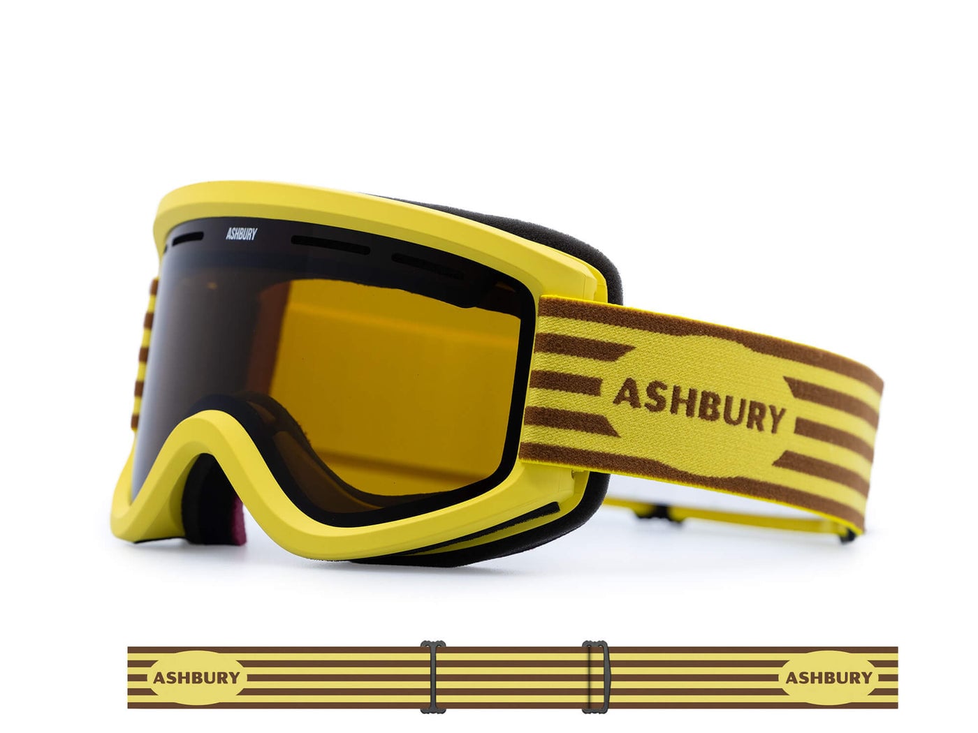 2026 ASHBURY WARLOCK GGL HORTON w/ BROWN LENS + YLW