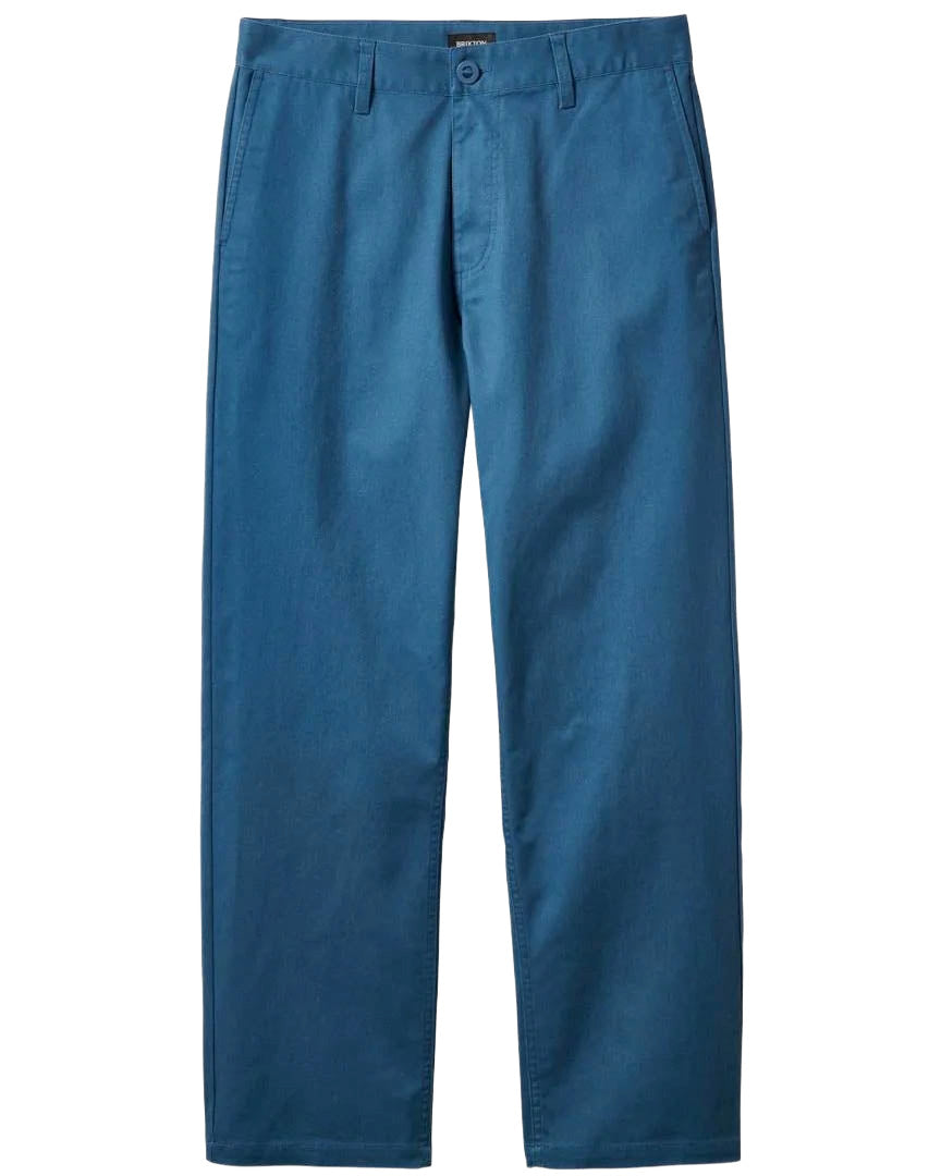 BRIXTON MENS CHOICE CHINO RELAXED HO22 INDIE TEAL