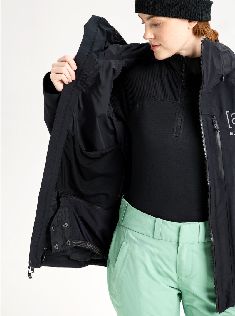 2026 BURTON WMNS [AK] UPSHIFT GORE-TEX 2L JACKET T.BLK
