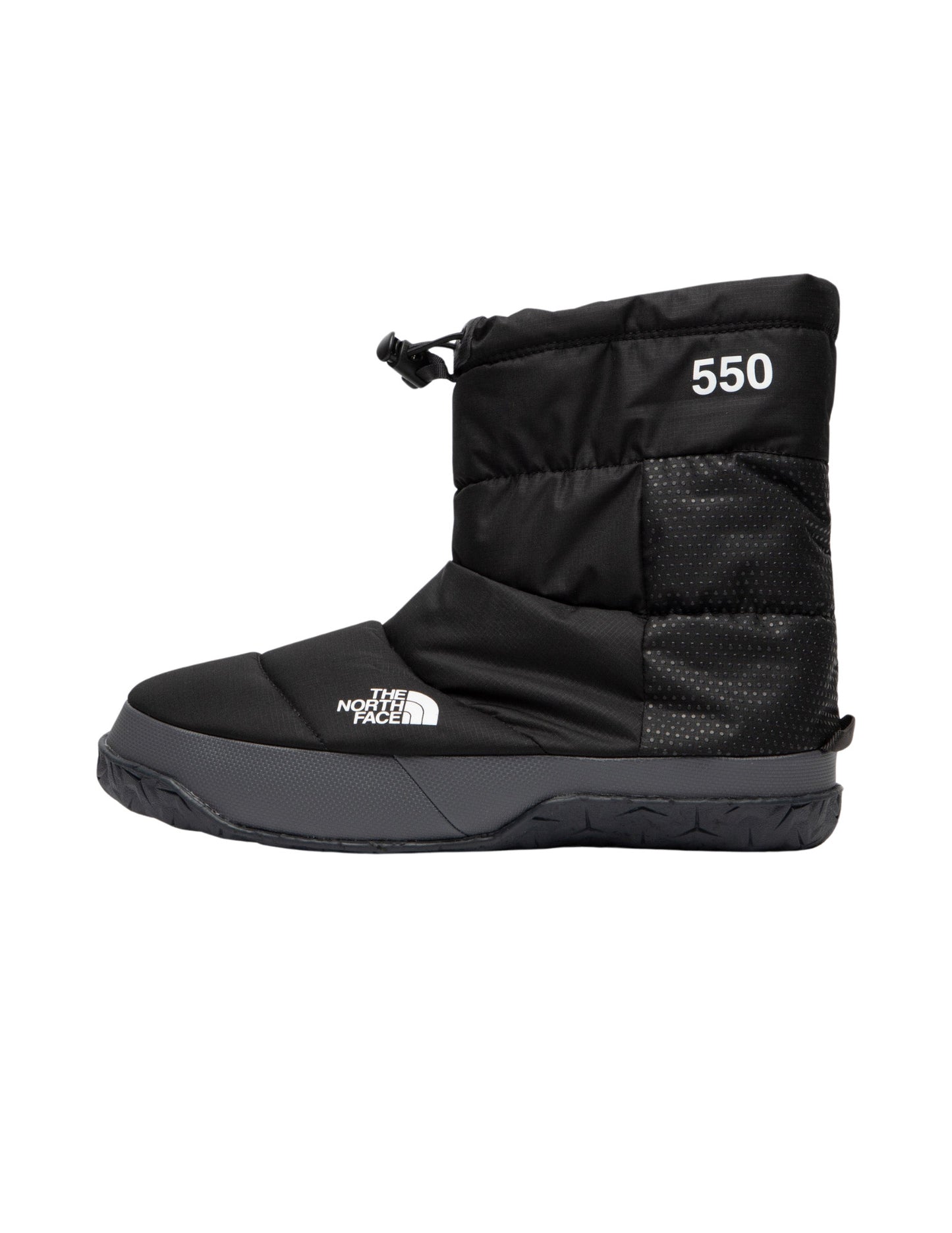 2025 TNF NUPTSE APRES BOOTIE TNF BLK/ASPHALT GRY