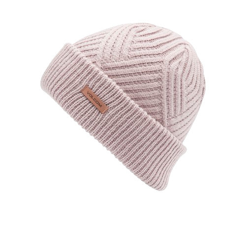 2025 VOLCOM WMNS STONE KNIT BEANIE ADOBE ROSE
