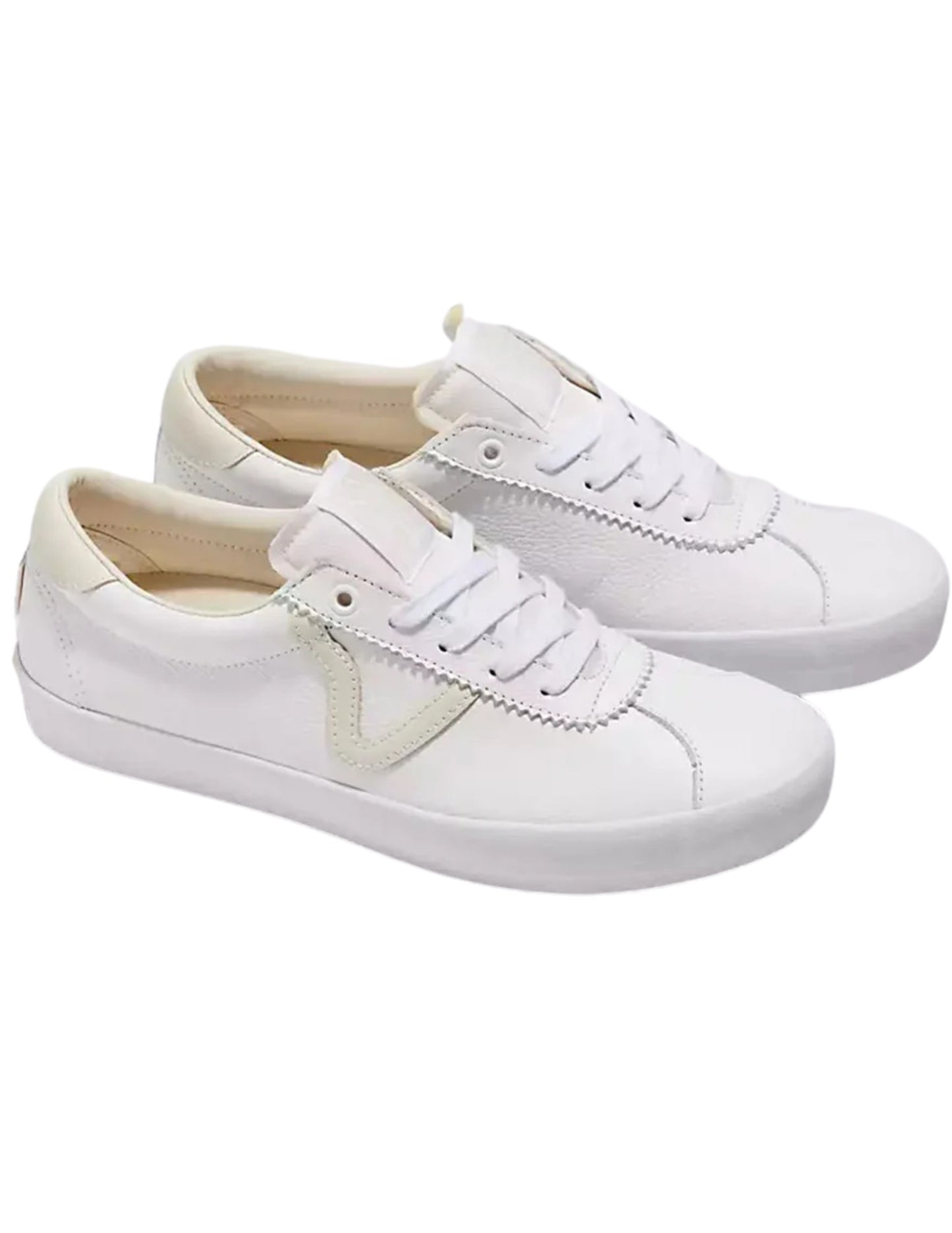 VANS WMNS SKATE SPORT LEATHER SHOES FA24 (0VW) VINTAGE WHITE