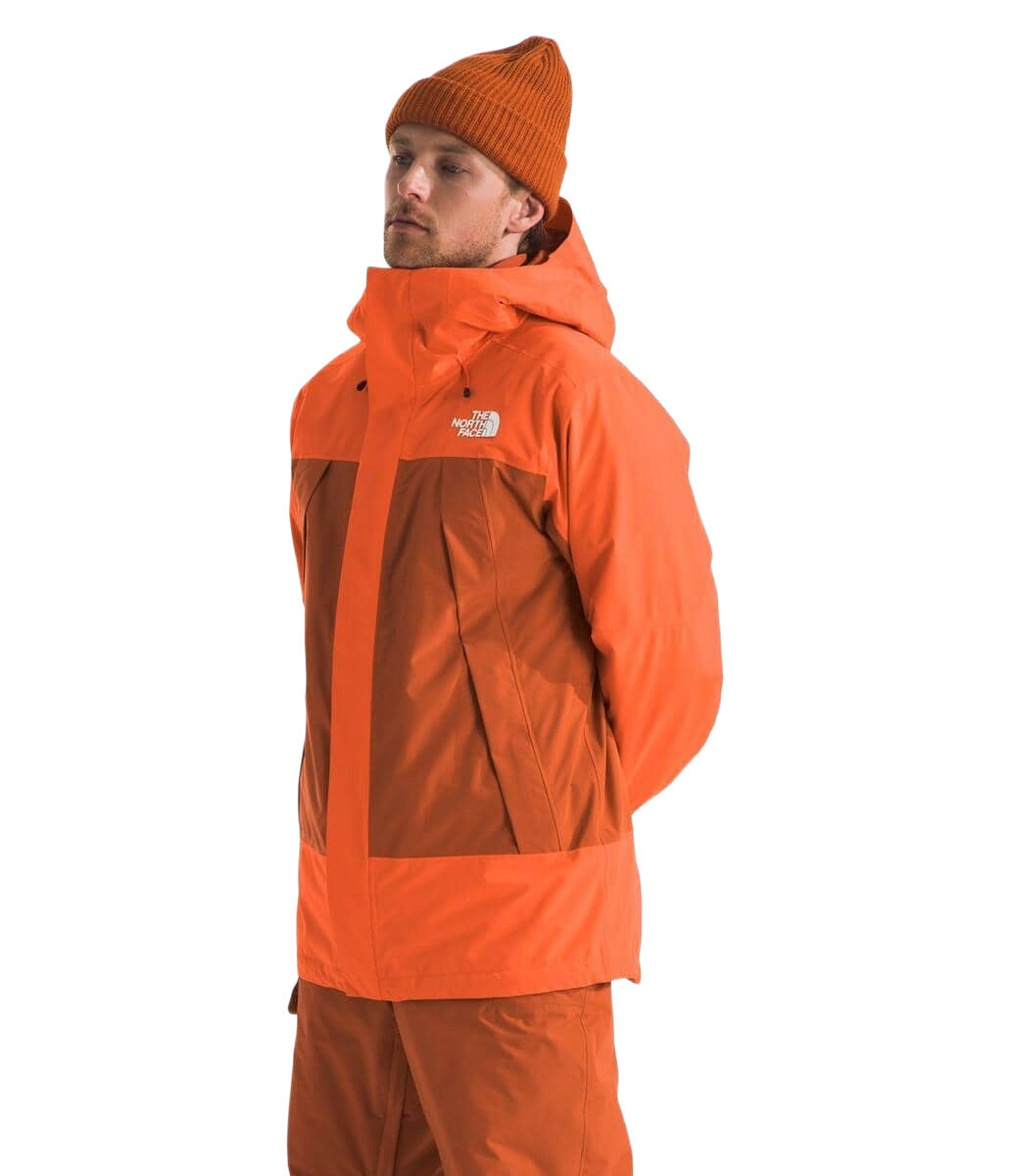2025 TNF CLEMENT TRICLIMATE JACKET ORANGE/ETHN CPPR