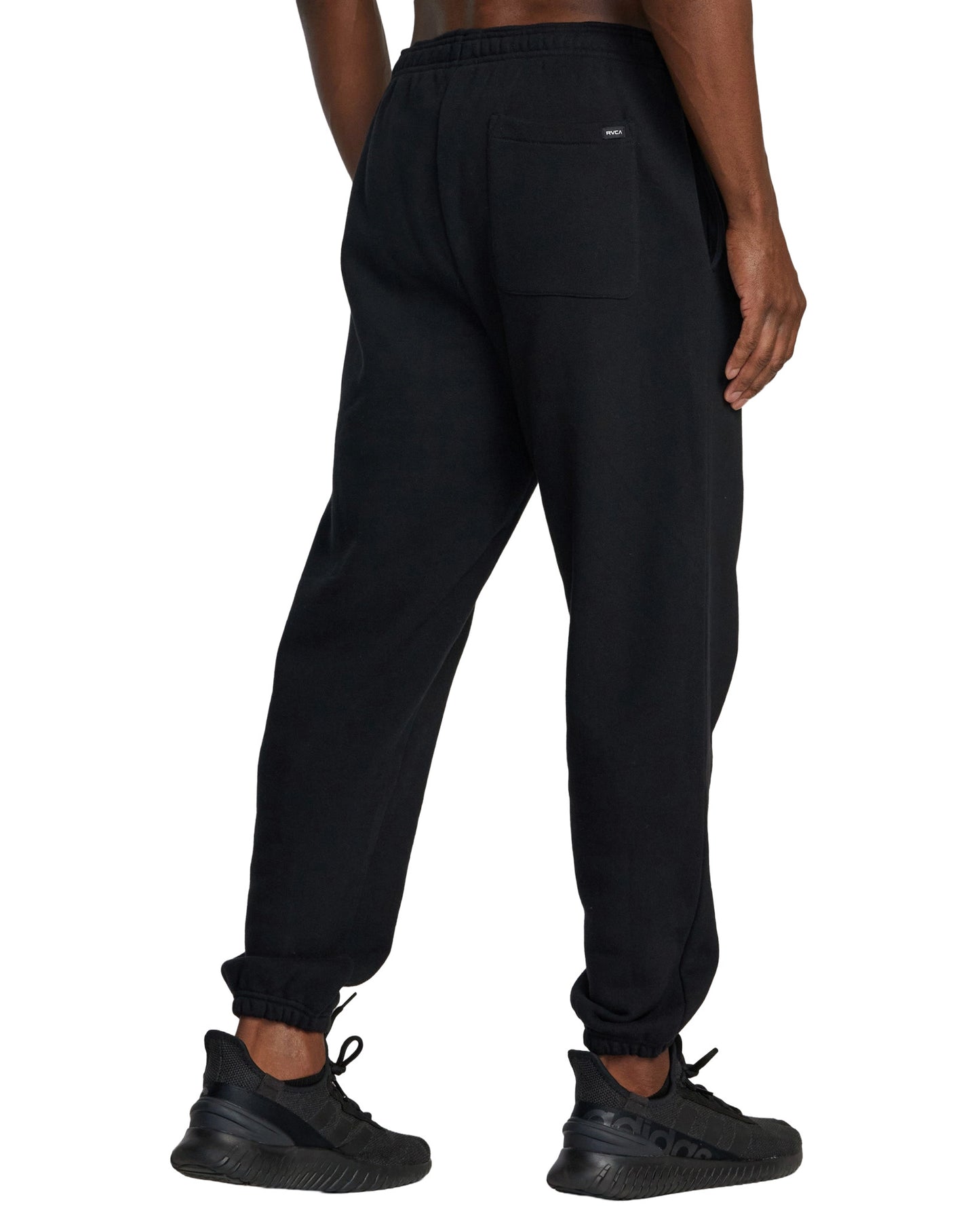 RVCA MENS VA ESSENTIAL MICRO FLEECE PANTS FA24 BLK