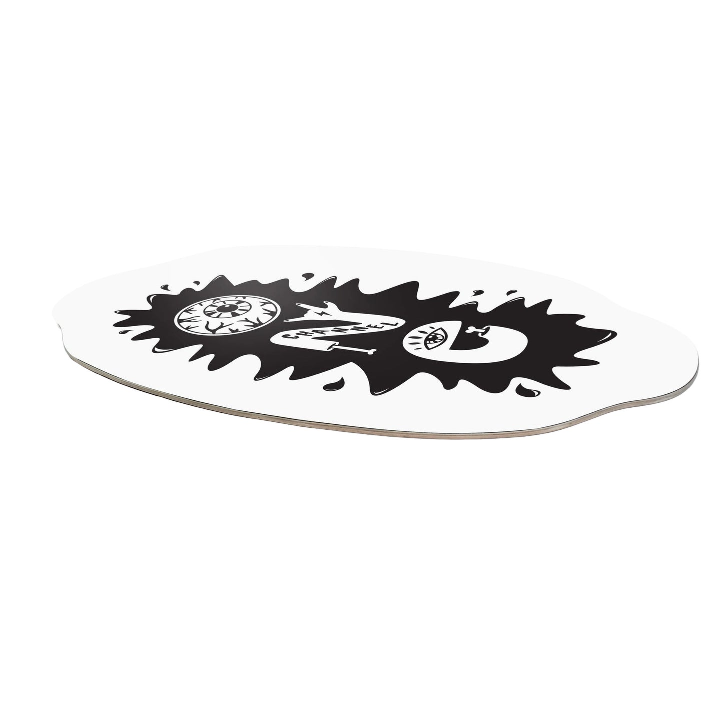 2025 KAYOTICS CHANNEL ONE FOAM TOP SKIMBOARD BLACK/WHITE