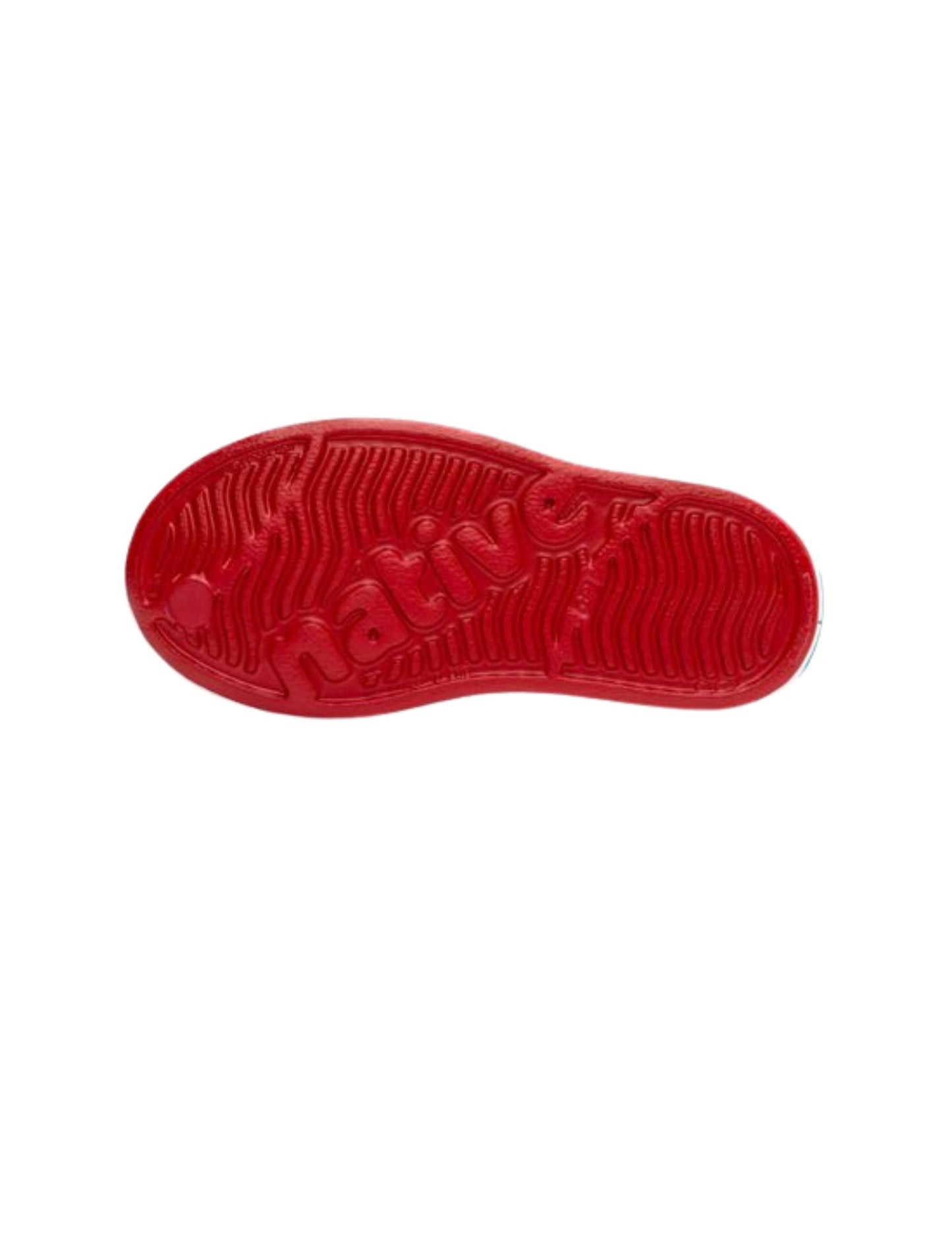 NATIVE JEFFERSON JUNIOR SHOE SP25 RUBY RED/SHELL WHITE