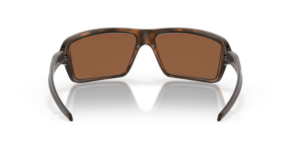 OAKLEY CABLES BROWN TORT SUNGLASSES w/ PRIZM TUNG PLR LENS