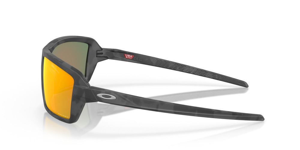 OAKLEY CABLES MATTE BLK CAMO SUNGLASSES w/ PRIZM RUBY