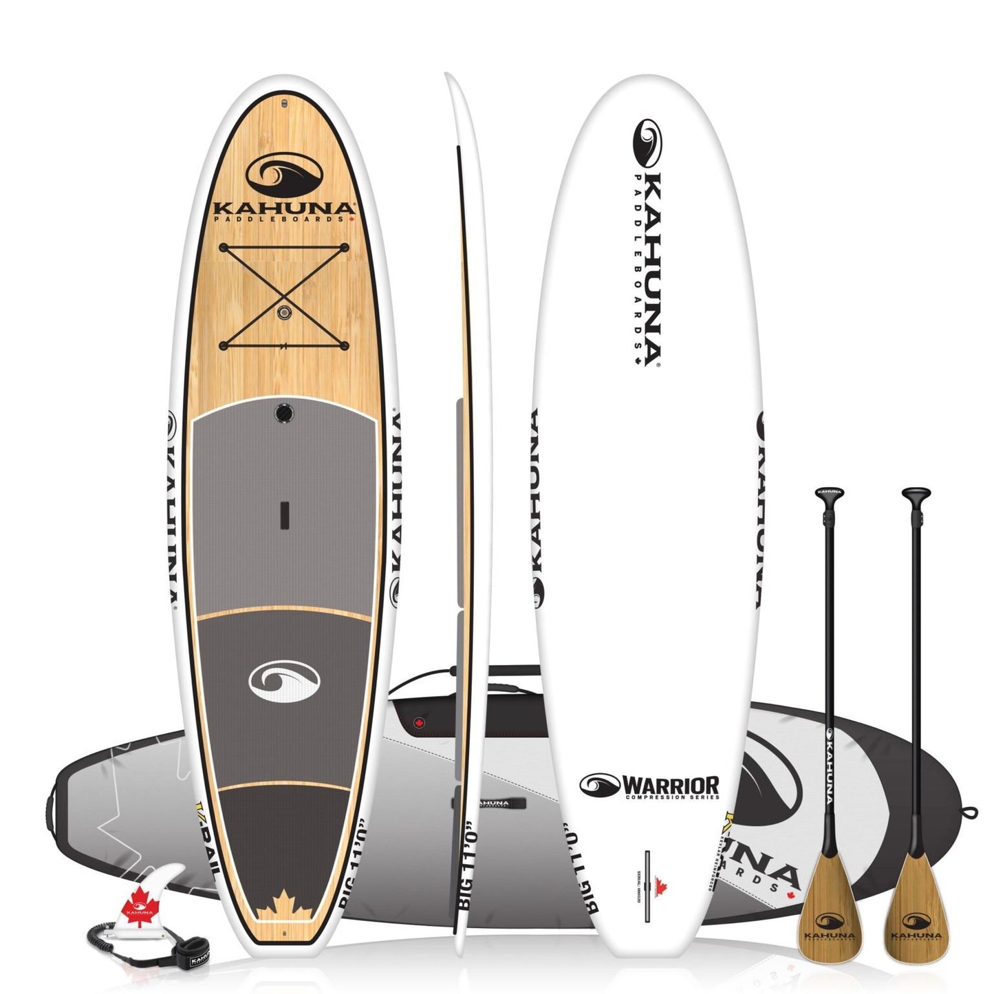 2022 KAHUNA WARRIOR BIG BAMBOO 11' SUP PACKAGE