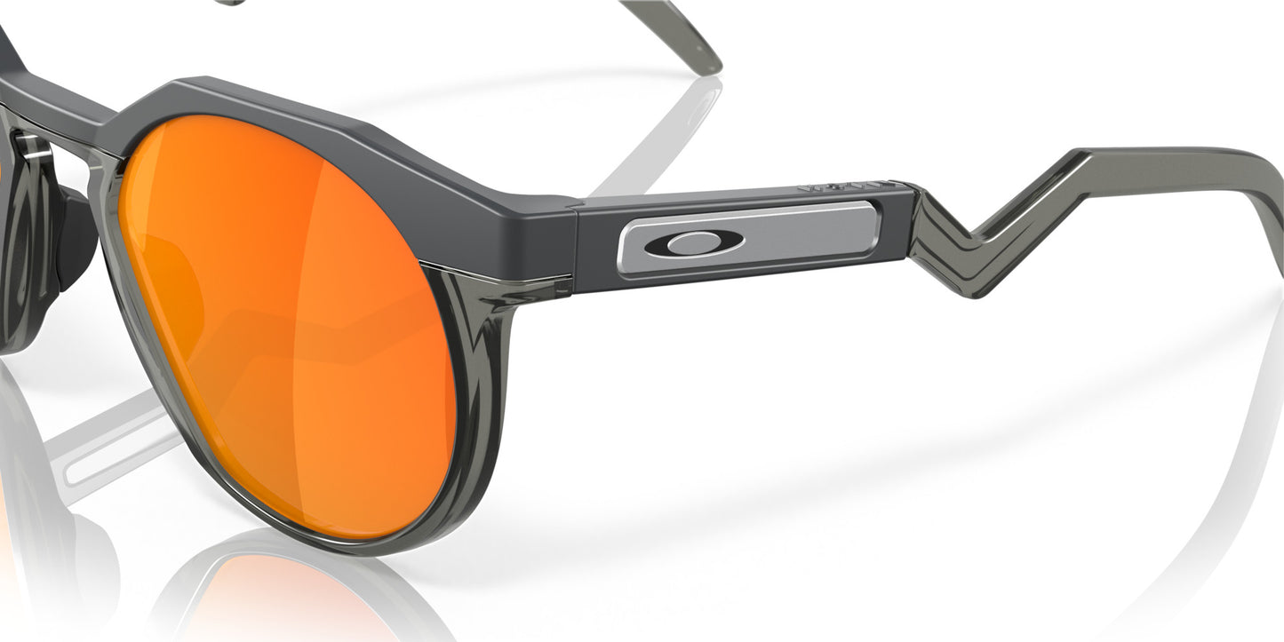 PLX OAKLEY HSTN MATTE CARBON SUNGLASSES w/ PRIZM RUBY LENS