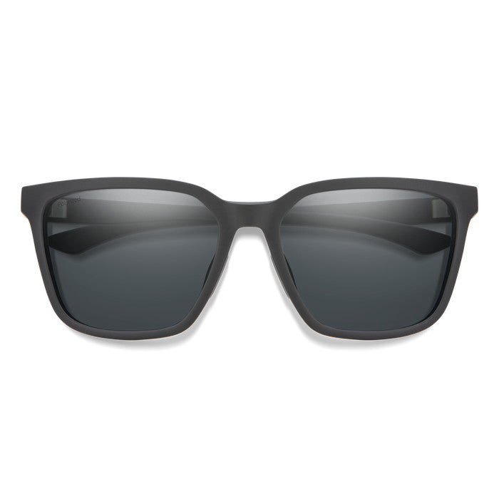 SMITH SHOUTOUT CORE MATTE BLK SUNGLASSES w/ PLR GRY