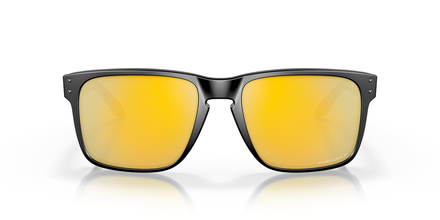 OAKLEY HOLBROOK XL MATTE BLK SUNGLASSES w/ PRIZM 24K PLR LENS