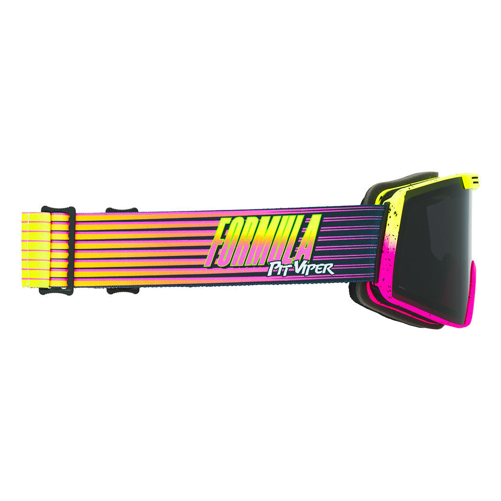 2026 PIT VIPER BACKSLAP SMALL GOGGLES THE FORMULA w/SMOKE