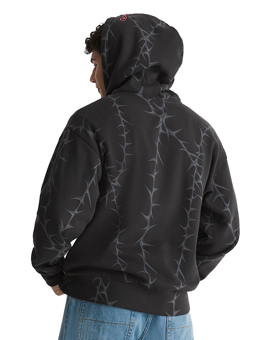 VANS MENS PRICKLER PATCH FULL ZIP HOODY SP26 BLACK