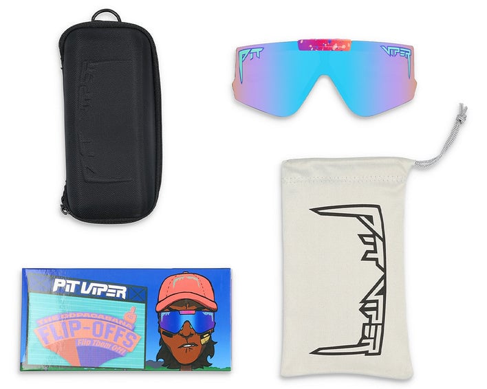 PIT VIPER THE COPACABANA FLIP OFFS SUNGLASSES