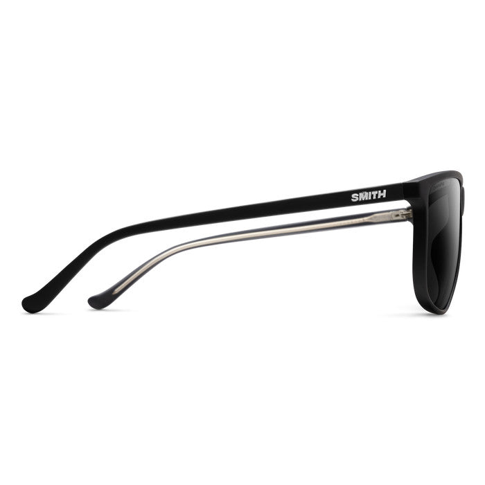 SMITH MONO LAKE SUNGLASSES MATTE BLK w/CP PLR BLK