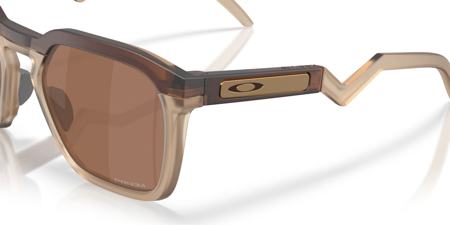 OAKLEY HSTN SQ MATTE ROOTBEER SUNGLASSES w/ PRIZM TNGSTN