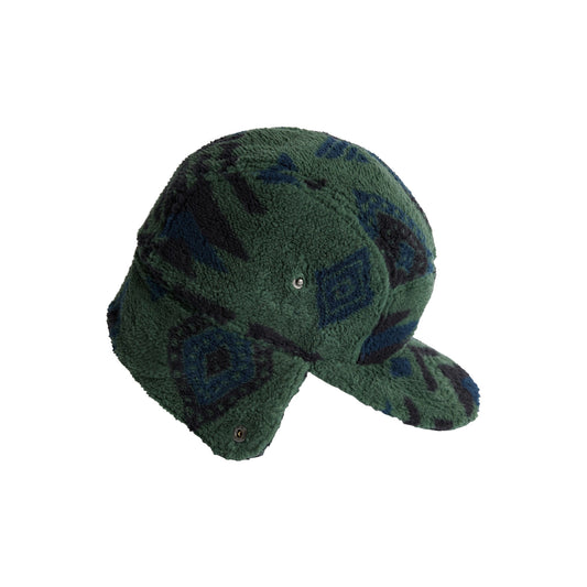2026 AUTUMN FLEECE FLAP CAP GREEN
