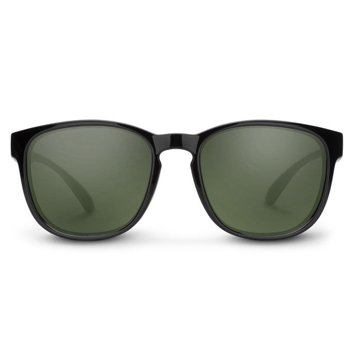 SUNCLOUD  LOVESEAT BLACK SUNGLASSES w/ GRY PLR LENS