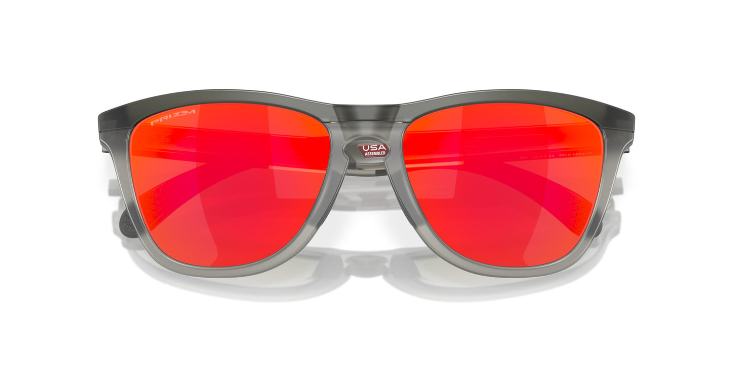 OAKLEY FROGSKINS RANGE GREY SMOKE SUNGLASSES w/ PRIZM RUBY