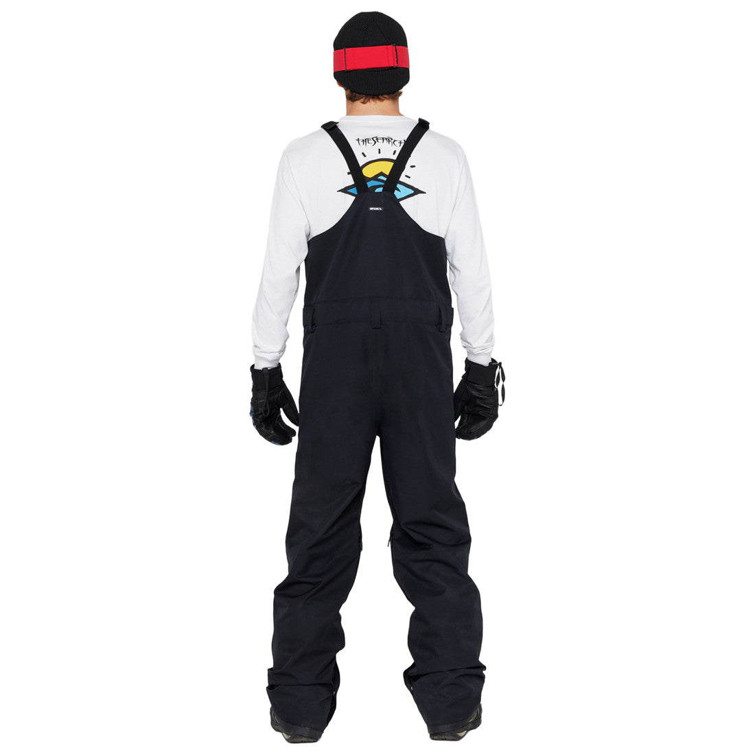 2026 RIP CURL MENS ANTI SERIES ULT 30K/40K SNOWBOARD BIB (1102) SOLID BLACK