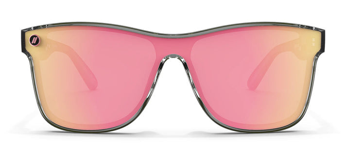 BLENDERS MILLENIA X2 DAKOTA MIST GREY SUNGLASSES w/ PINK PLR LENS