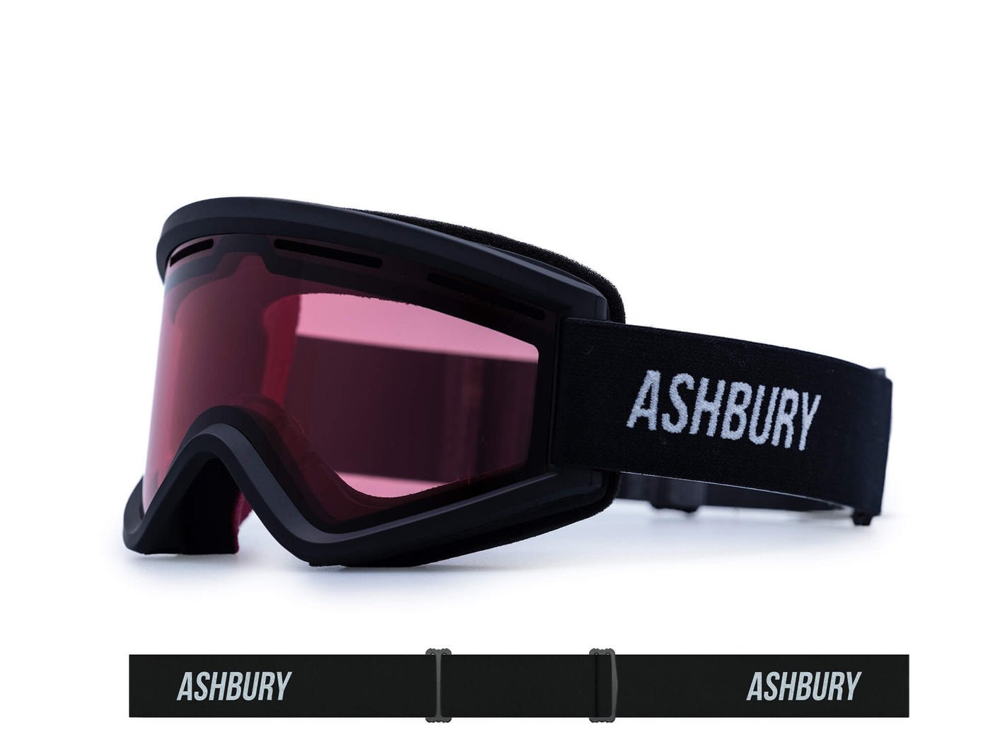 2026 ASHBURY BLACKBIRD GGL STAPLE BLACK w/ ROSE