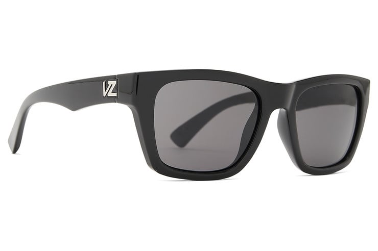 VONZIPPER MODE BLACK GLOSS SUNGLASSES w/ GRY LENS