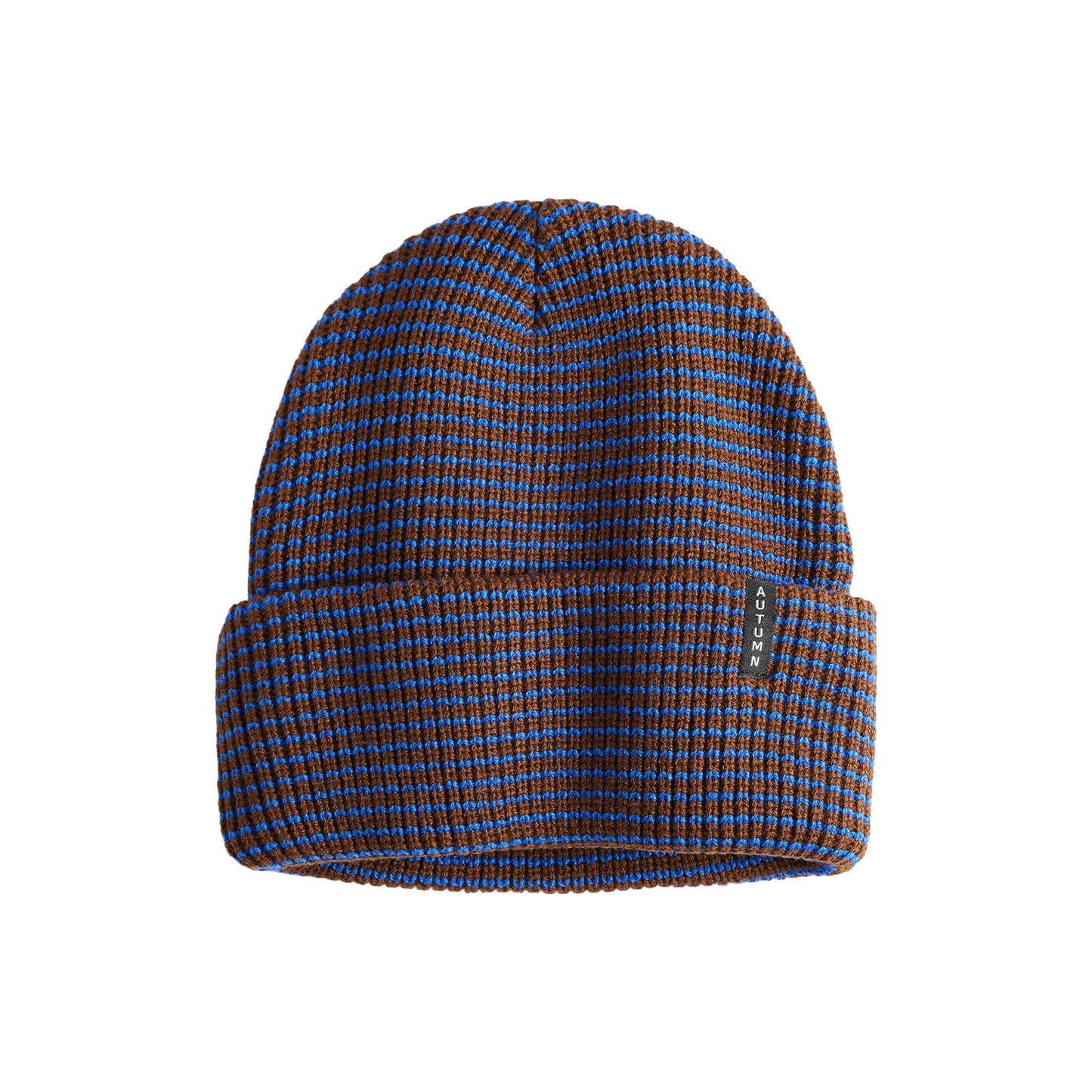 2026 AUTUMN STRIPE BEANIE BROWN