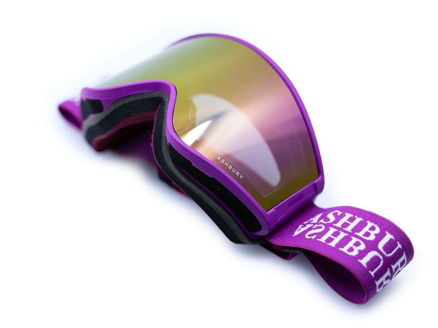 2026 ASHBURY A12 GGL REIGN w/ PURPLE MIRROR LENS + YLW