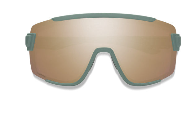 SMITH WILDCAT MATTE APL GREEN SUNGLASSES W/CP RS GLD MIR