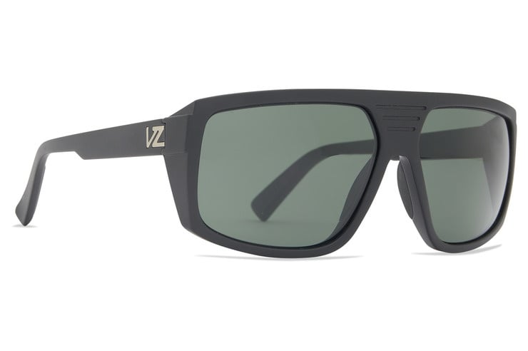 VONZIPPER QUAZZI BLACK SATIN SUNGLASSES/ GRY LENS