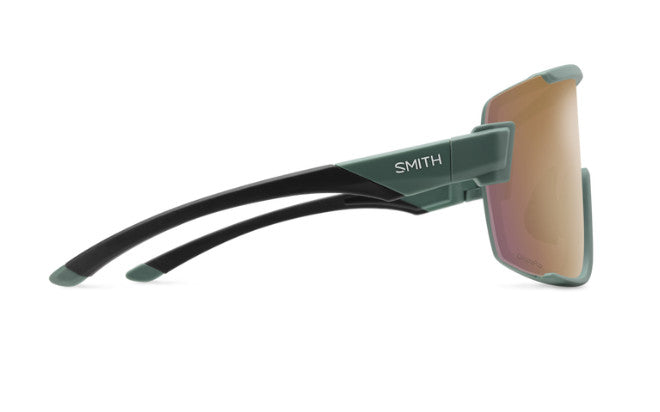 SMITH WILDCAT MATTE APL GREEN SUNGLASSES W/CP RS GLD MIR