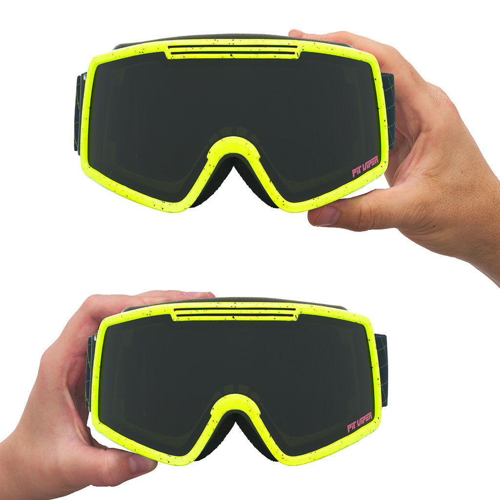 2026 PIT VIPER FRENCH FRY SMALL GOGGLES THE SURGE MATRIX w/SMOKE