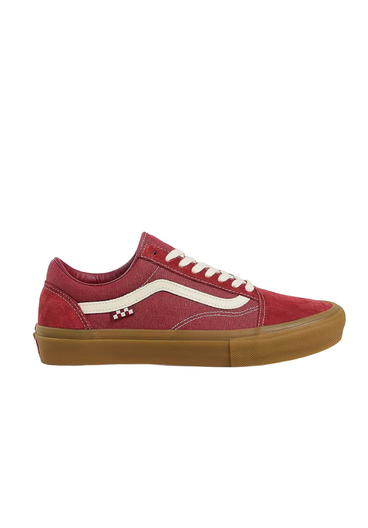 VANS MENS SKATE OLD SKOOL SHOE SP25 RED/GUM