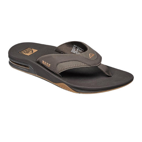 REEF MENS FANNING SANDALS SP24 BROWN/GUM