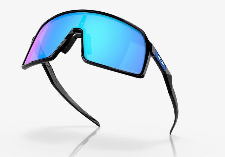 OAKLEY SUTRO POLISHED BLACK SUNGLASSES w/ PRIZM SAPPHIRE